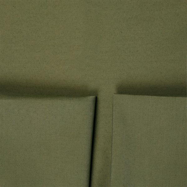 ТиСи (T/C) поплин стрейч 110 г/м², 150 см / 1 метр, TBY.TC.19.1, цв.оливковый