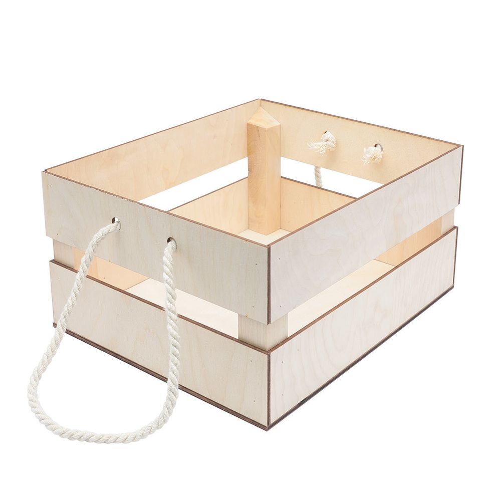 Набор для оформления подарка "Маффины", ящик 25х20 см, белый