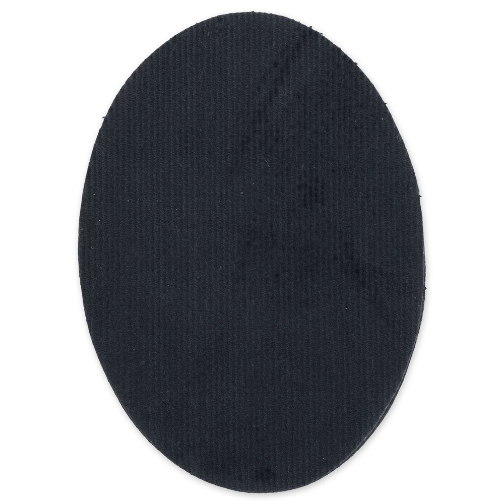 Термозаплатка Овал 14х10 см, ZAP, №05 вельвет т.синий, Gamma ZAP