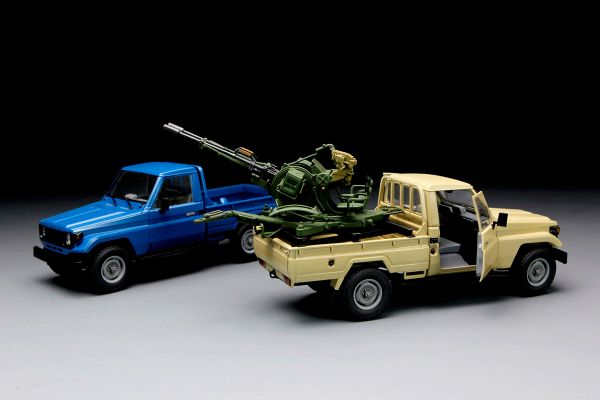 Модель сборная: автомобиль, PICKUP w/ZU-23-2 1/35, Meng VS-004