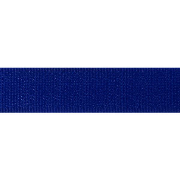 Лента контактная липучка (велкро) пришивная 20 мм / 25 метров, 53 василек, /крючок/, кач.