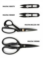 Ножницы снипперы для обрезки нитей 11 см S107 Maxwell Black premium, 1 шт