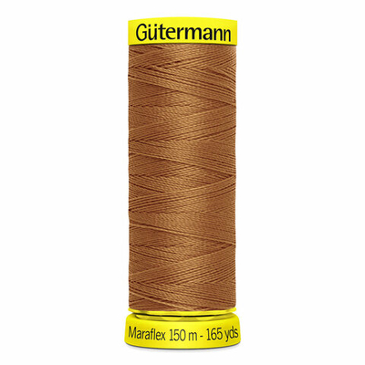 Нитки для трикотажа Gutermann Maraflex, 150м, 448 шоколадная охра, 5 катушек