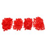 Кнопка рубашечная фигурная Сердце 12,5/10мм пластик (≈100 шт) New Star (162 красный)