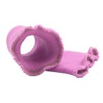 Манжеты трикотажные 8.0х9.5 см, 1 пара, средней плотности 14 кл, 1х1, В-37 камелия, розовый