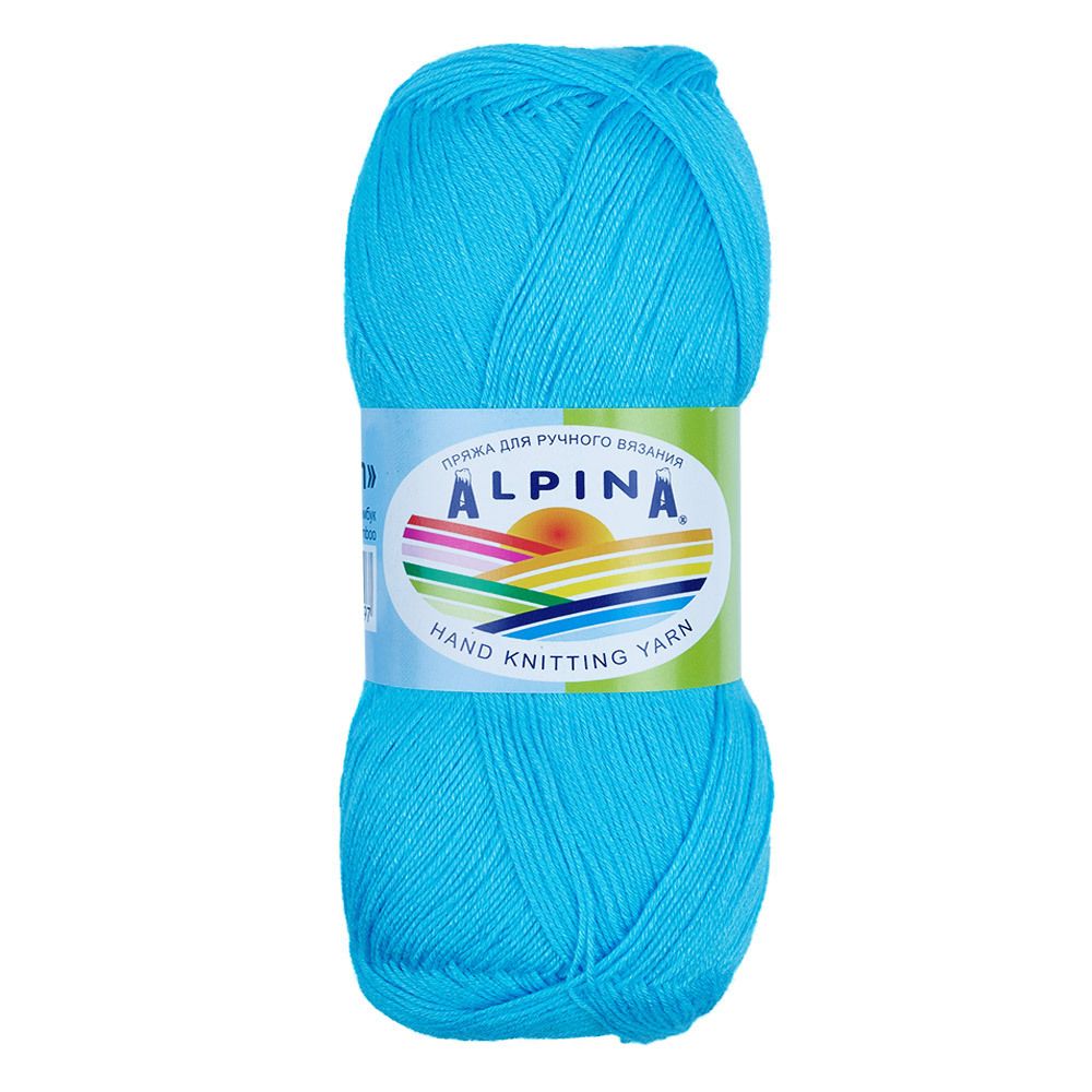 Пряжа Alpina Viven / уп.10 мот. по 50г, 405м, 22 св.голубой