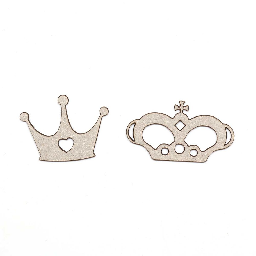 Заготовка из картона Корона, 30х17 мм, 2 шт, Астра