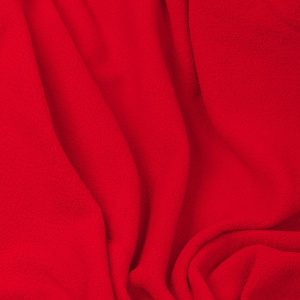 Флис 2-сторонний 190 г/м², 150 см / 2 метра, TBY-0059-S171 цв.S171 красный