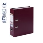 Регистратор PVC, мет.уг. 75 мм, 10 шт, Premier A4 арочный механизм, бордовый EC1022265, Expert Complete