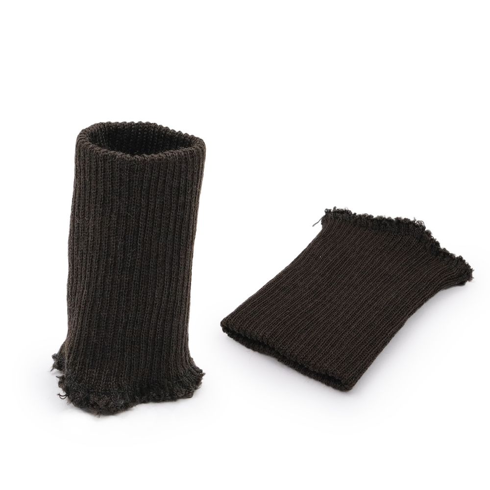 Манжеты трикотажные 6.5х9.5 см, 1 пара, тонкие, 729 коричневый