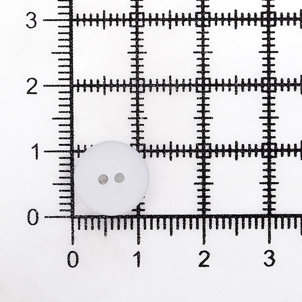 Пуговицы на 2 прокола 18L (11мм), пластик (White (белый)), CR-K18M, 144 шт