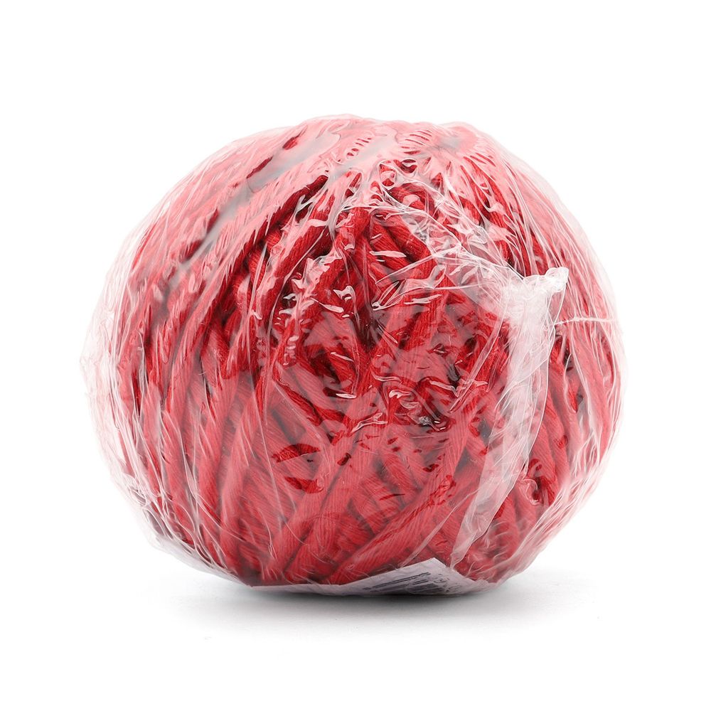 Шпагат х/б ⌀2-3 мм, 50 м, 1500 текс, красный, 70098