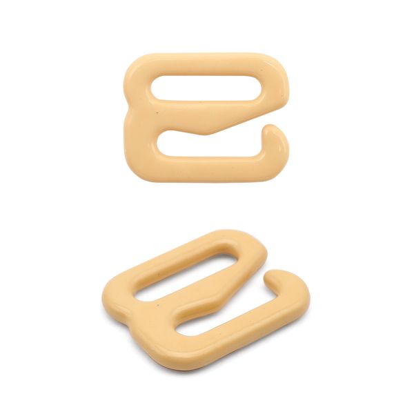 Крючки для бюстгальтера металл 8.0 мм, 20 шт, C180 телесный, ГВ1009