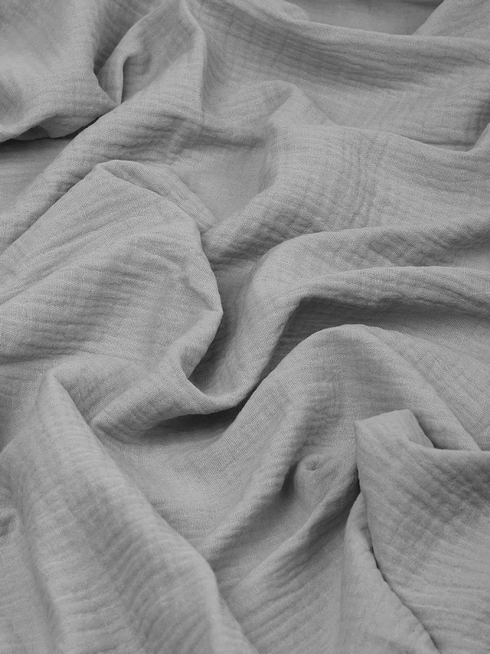 Муслин 125 г/м², 130 см / 2 метра, TBY.Mus.24723.49.2, цв.49 латте