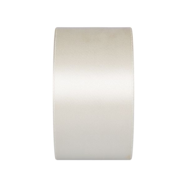 Лента атласная 1-сторонняя 50.0 мм / 33±2 метра, 042 молочный, Gamma