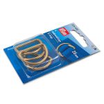 Полукольцо литое металл внутр. 25 мм (внешн. 32х23 мм), 4 шт, цв.светлое золото, Prym