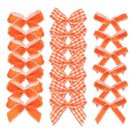 Набор текстильных бантиков, 100 шт, 403 красный, Annet BDR