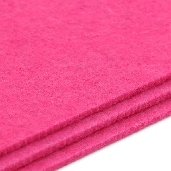 Фетр листовой жесткий 3.0 мм, 20х30см, 3 штук Astra&Craft (AF813 розовый)