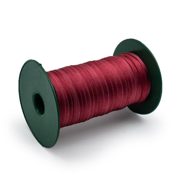 Резинка бельевая (бретелечная) блестящая 10.0 мм / 50 метров, бордовый, ML177.010