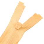 Молния спиральная (витая) SBS Т3 (3 мм) 1 зам., с кордом, разъем., зуб в тон, 40 см, S-130 оранжевый св., уп. 100 шт /TOS/