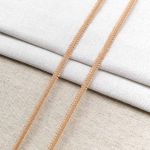 Шнур отделочный сороконожка ⌀5.0 мм / 30 метров, бежевый, С873