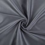 Замша искусственная отрез 35х50 см, 175±5 г/м², 17-1502 charcoal (серый), Peppy Woven Suede