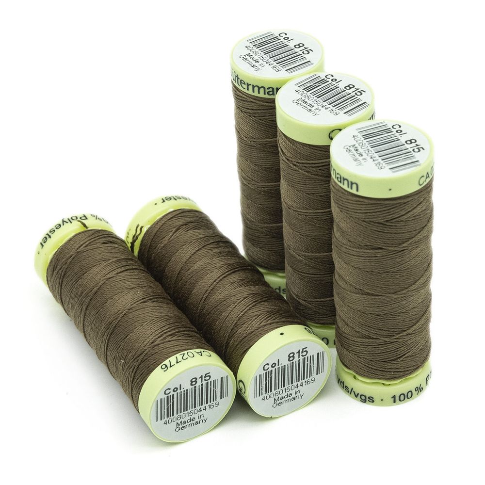 Нитки отделочные Gutermann Top Stitch, 30м, 815 орех, 5 катушек