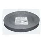 Тесьма (лента) киперная п/э с люрексом 20 мм / 50 метров, т.серый-серебристый/dark grey-silver, Gamma TPTL-20