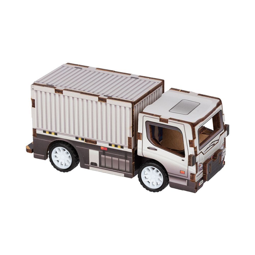 Пазл объемный 3D, 21 элемент, Серия Транспорт (мини) Грузовик, Rezark ROM-03