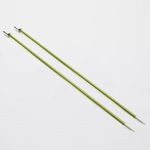 Спицы прямые Knit Pro Zing 3,5 мм / 35 см, алюминий, хризолитовый, 2 шт, 47297