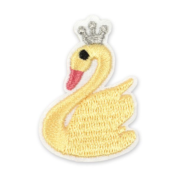 Термоаппликация L №03/5, 5 шт, L1582 лебедь 3.8х2.7 см, Gamma