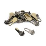 Крючки пришивные декоративные 12.3х47.6 мм, тертая бронза, 10 шт