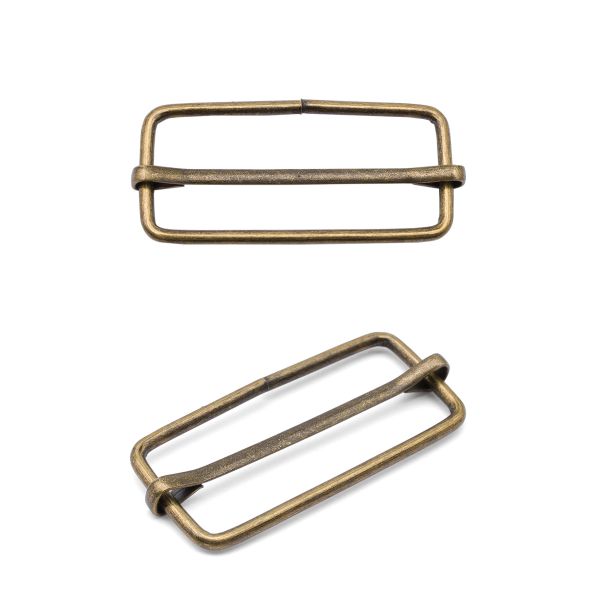 Рамка регулировочная 40 мм ушко (19х45 мм) (бронза), 100 шт
