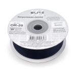 Лента капроновая (органза) 20.0 мм / 22.8±1 метра, 095 чернильный, Blitz OR-20