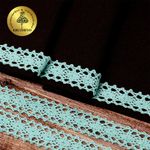 Кружево вязаное (тесьма) 20 мм / 10 метров, 6307-1 цв.24 мята, 10 м, Kruzhevo