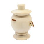 Заготовка для декорирования Самовар круглый большой, 7х5х4,8см, уп.1 шт