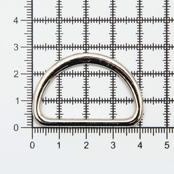 Полукольцо литое металл внутр. 33 мм (внешн. 41х28 мм), 50 шт, цв.никель, 819B-036