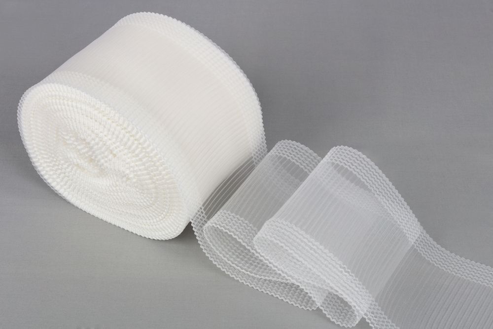 Лента капроновая (органза) 110.0 мм / 50 метров, белый, Gamma С 1692