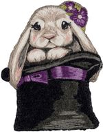 Набор для вышивания нитками Panna, Живая картина. брошь Малыш-фокусник, 6х5 см