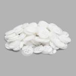 Пуговицы 4 прокола 32L (White (белый)) CB, 72 шт