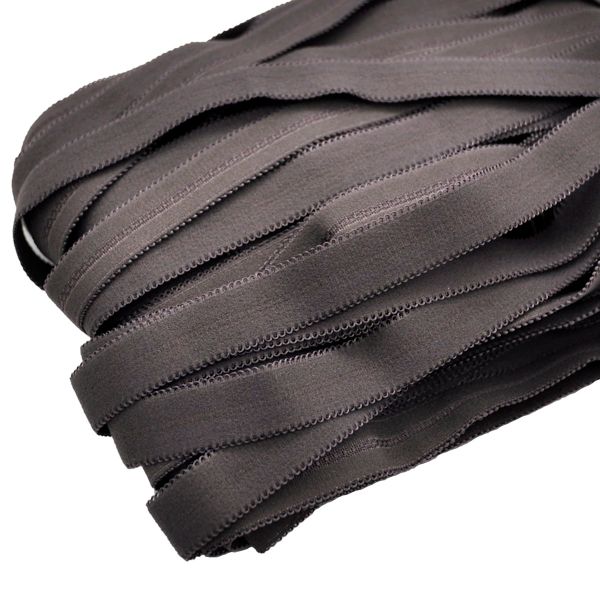 Резинка бельевая (бретелечная) матовая 18.0 мм / 25 метров, фиолетово-коричневый