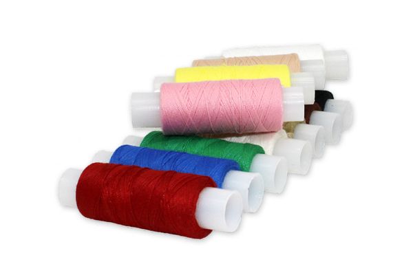 Швейные армированные нитки (набор) ПНК им.Кирова 45ЛЛ, 120 м / 11 кат., ассорти