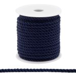 Шнур витой ⌀5.0 мм / 18.29 метров, цв.62 т-синий