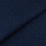 Ткань шитьё (прошва) 285 г/м², 135 см / 10 метров, 19-4024 т.синий, Gamma YFAS-981-R