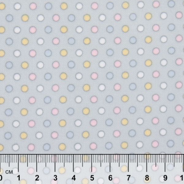 Ткань для пэчворка Peppy Молочные сны фланель, отрез 100х110 см, 175 г/м², МС-09 серый, Peppy