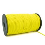 Резинка шляпная (шнур эластичный) ⌀3.0 мм / 100 метров, 0370-0300В, С504-желтый