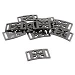 Украшение пришивное 10 мм, металл, олово (черный никель), МТ_1817, 12 шт