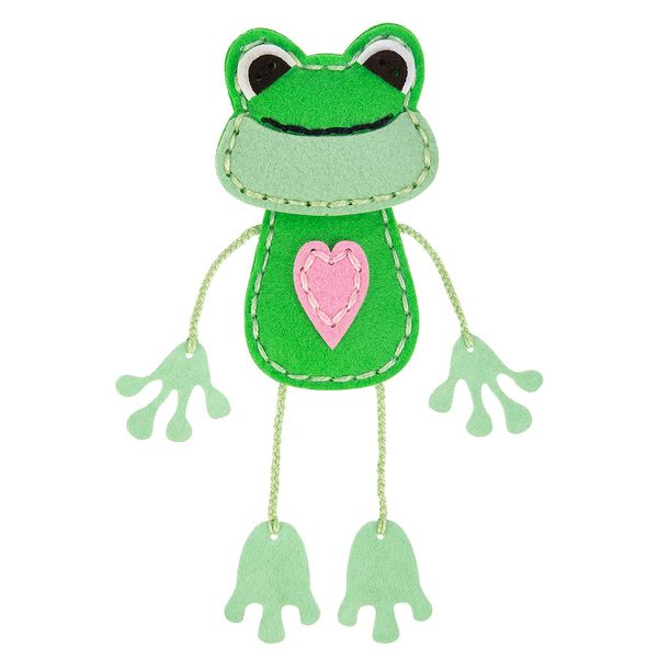 Набор для шитья игрушки Лягушка 16 см, Miadolla KD-0340