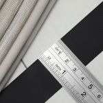 Лента репсовая (в рубчик) 30.0 мм, 160 черный, уп.18,28 м