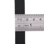 Тесьма (лента) киперная 15 мм / 50 метров, 3 г/м, 100% полиэфир, 13 черный